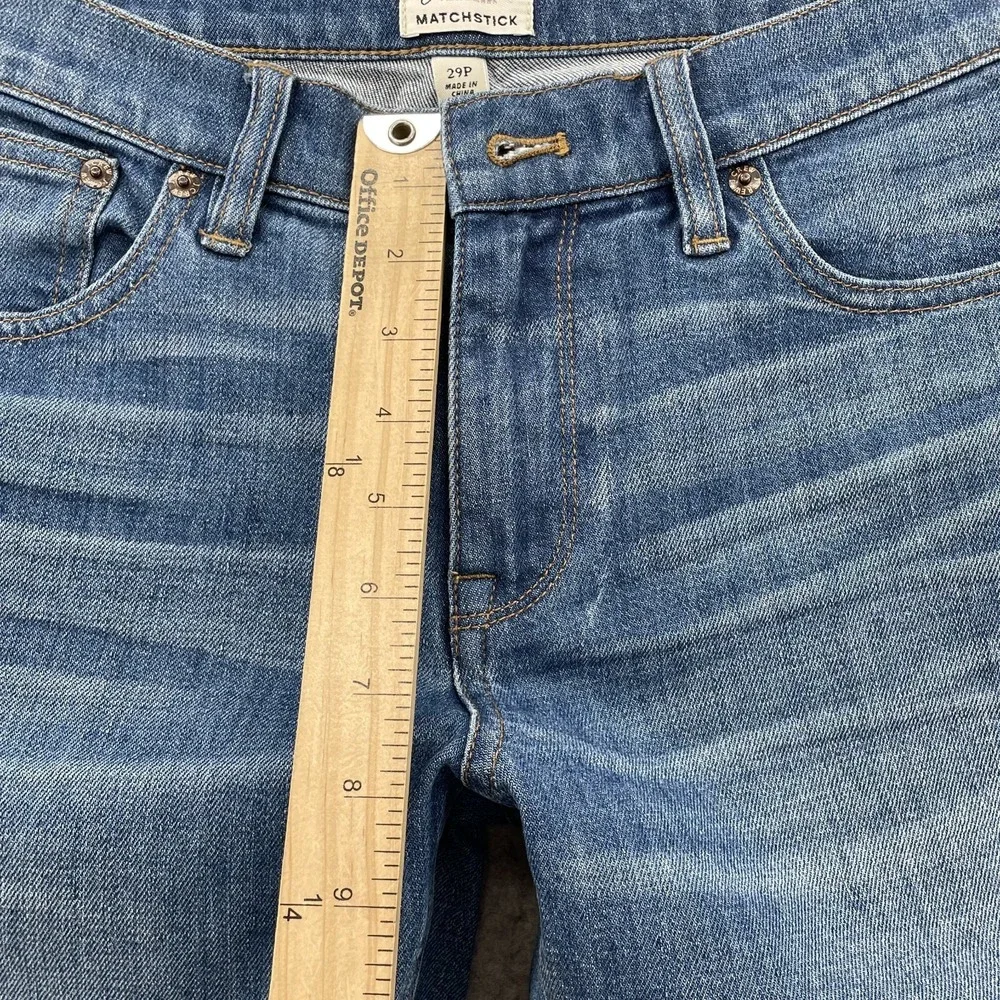 J.Crew 770 Jeans Mens 31x29* Whisker Slim Kaihara Japanese Denim Minimalist 90's